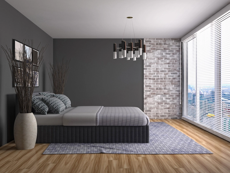 Warna Cat Kamar Aesthetic Abu-Abu Ala Korea