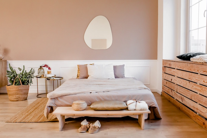 Warna Cat Kamar Tema Japandi