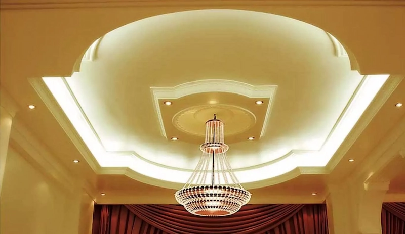 Gaya Plafon PVC Cekung