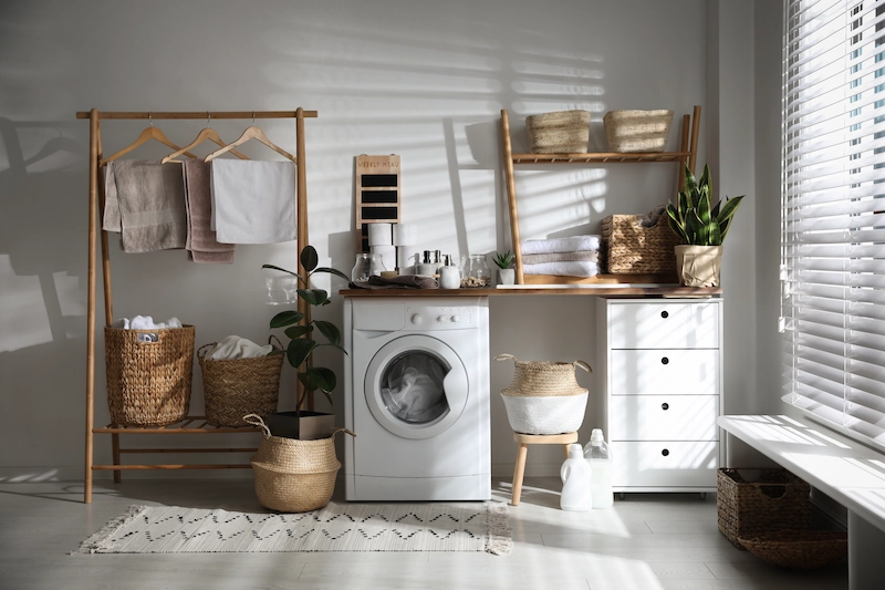 Desain Laundry Room Minimalis Bernuansa Rustic