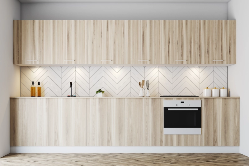 Keramik Motif Chevron untuk Tampilan Dinamis