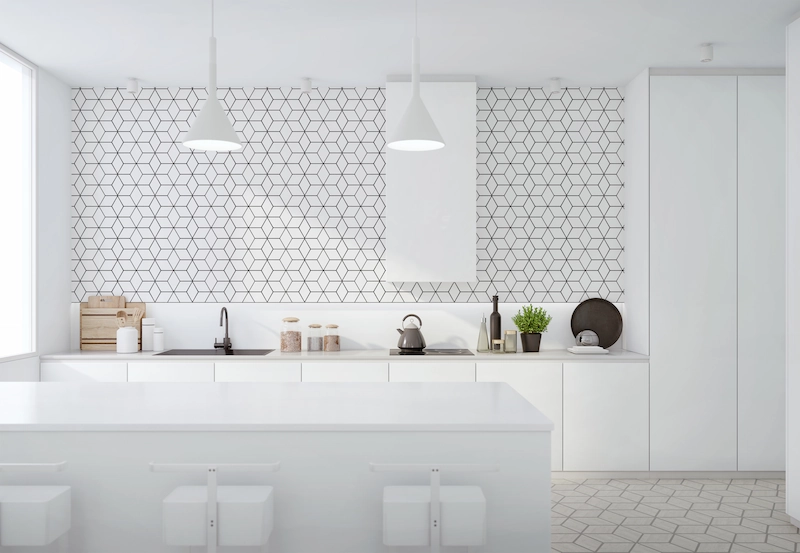 Keramik Motif Geometris