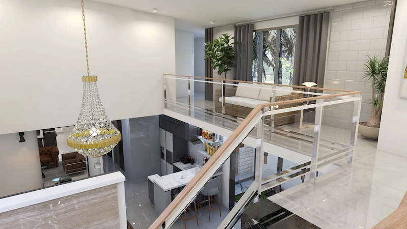 Mezzanine Ruang Tamu Tambahan