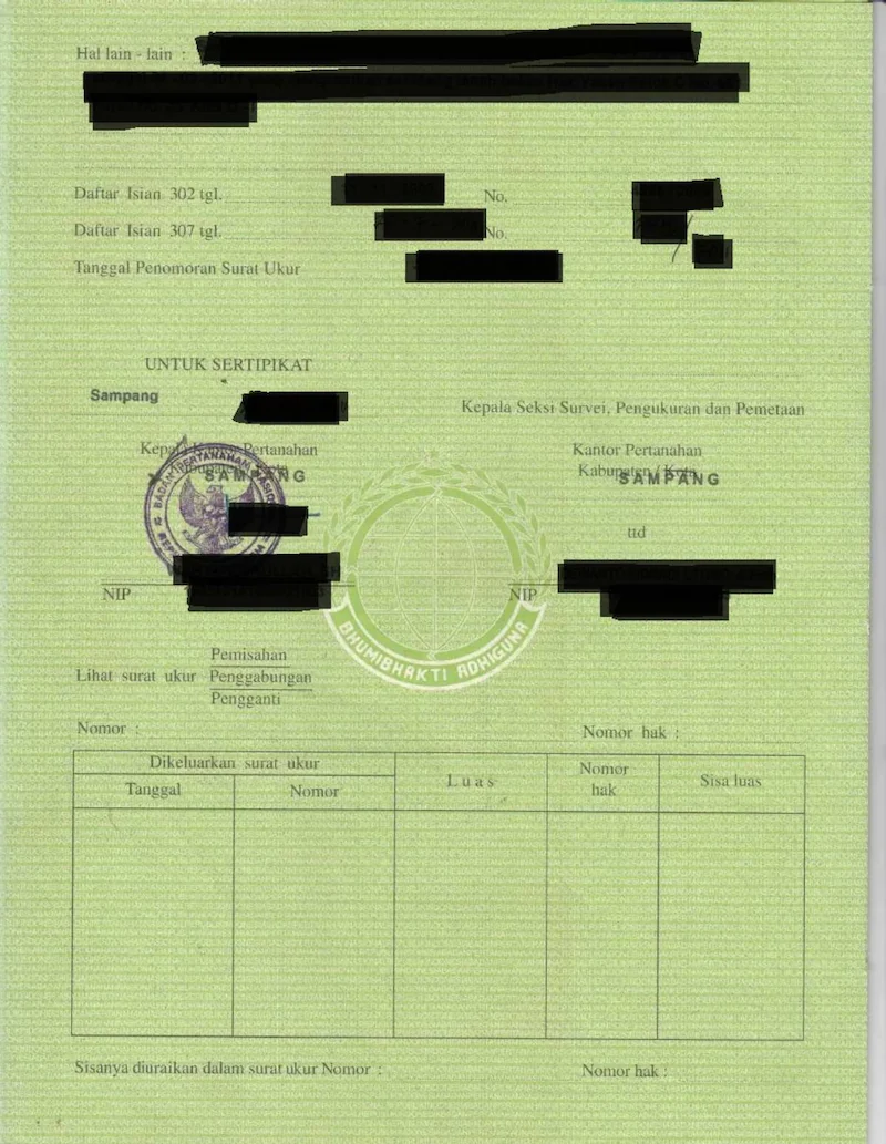 Penomoran dan Tanda Tangan