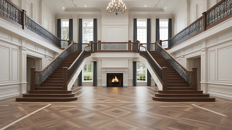 Tangga Rumah Mewah 2 Sisi