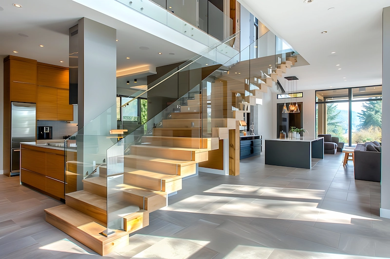 Tangga Rumah Mewah Kaca