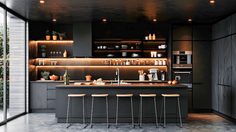 mini bar dapur tembok