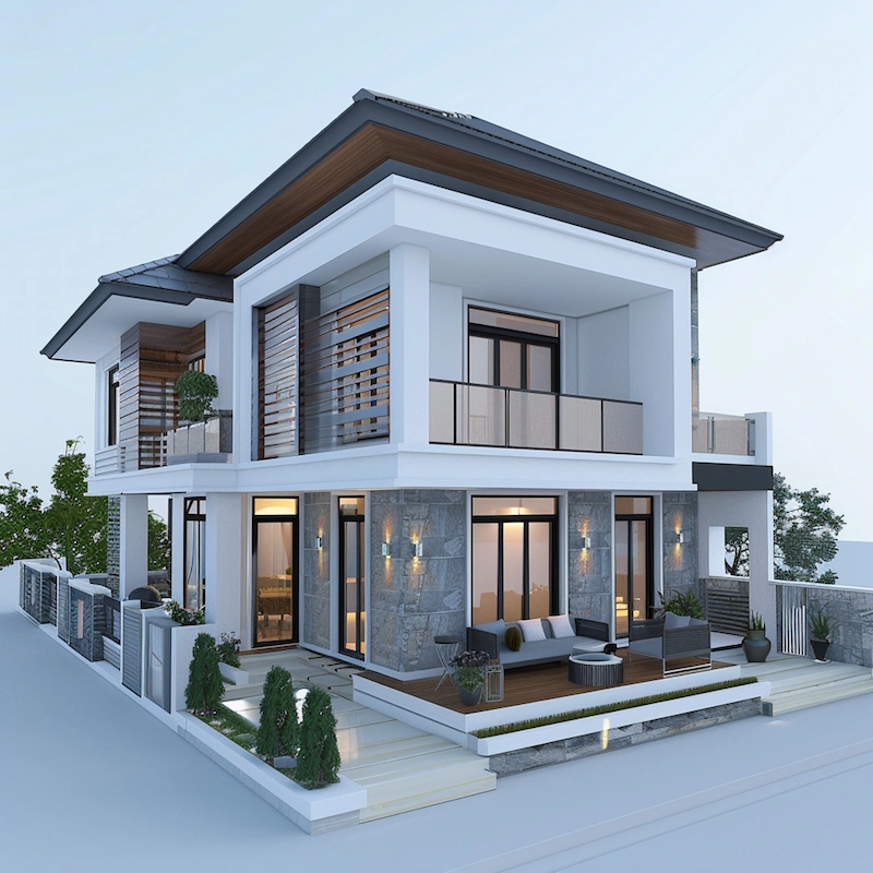 Rumah Minimalis 2 Lantai yang Elegan