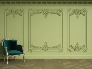 wall moulding ruang tamu